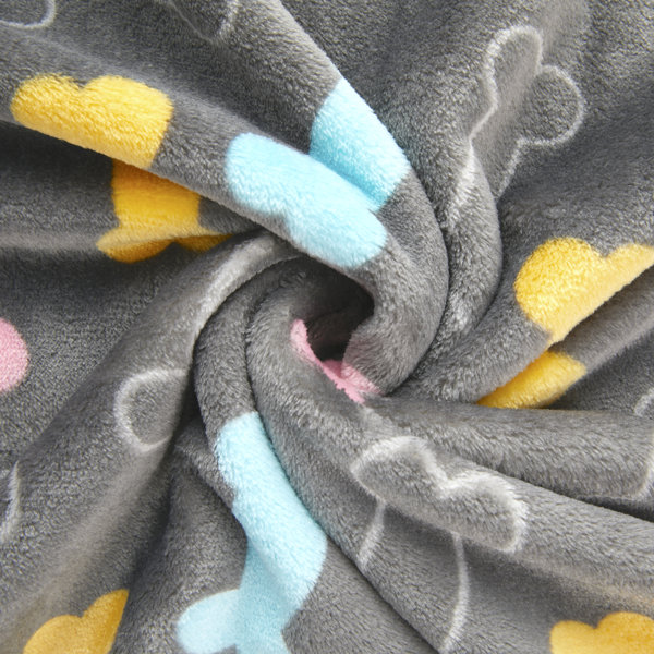 Allisandro Fluffy Premium Fleece/Microfiber Blanket & Reviews Wayfair